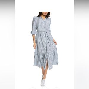 Max Studio shirt dress, striped